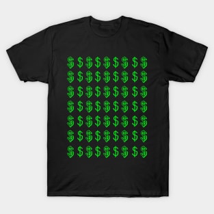 Dollar Signs Money Rich T-Shirt